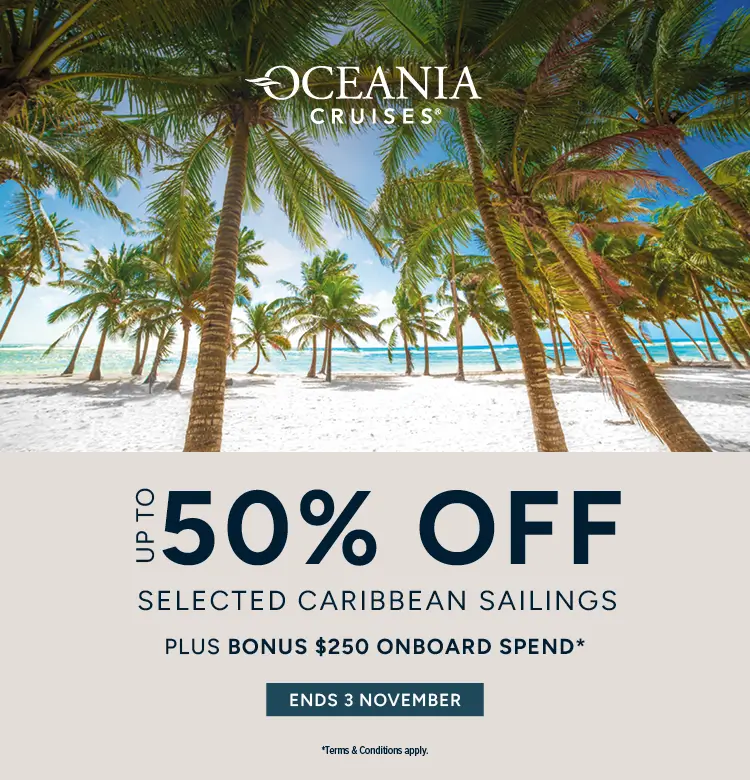 Oceania winter escapes terms